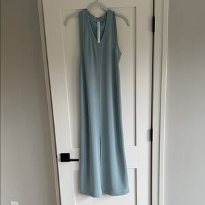 Lululemon Athletica Sky Blue Sleeveless Maxi Dress